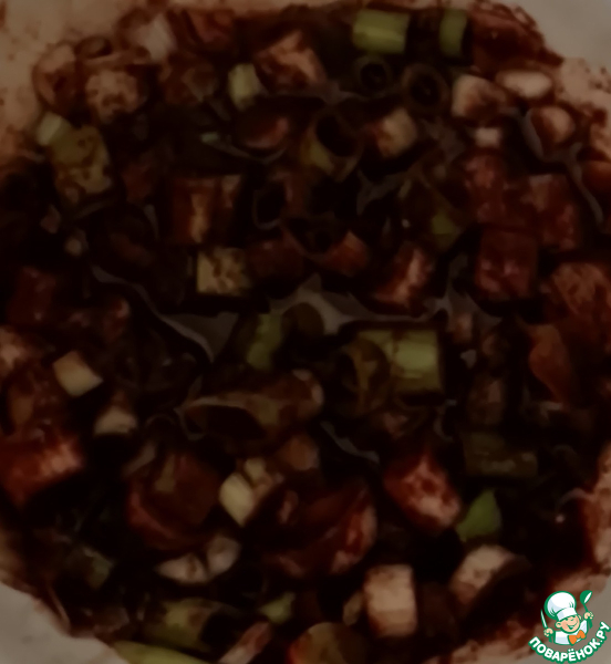 Креветки с зелёным луком "Ода Ямайке"