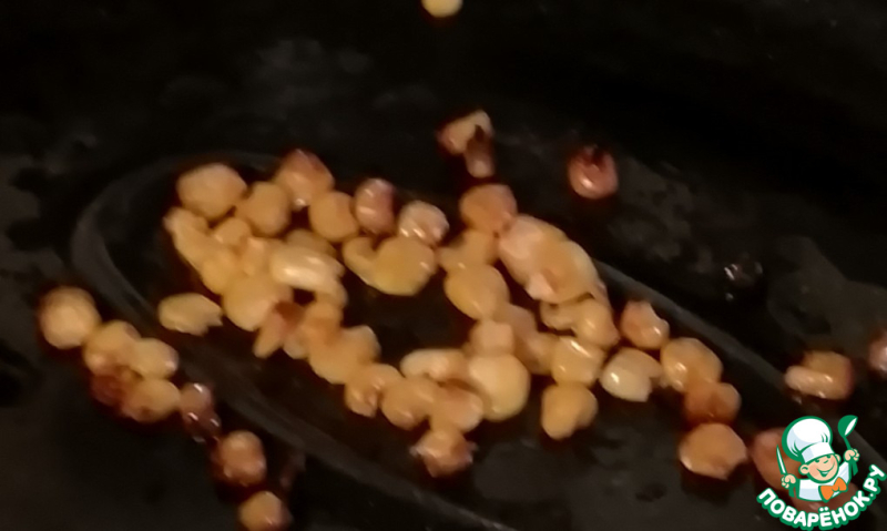 Кукуруза в соусе из маринованных перцев