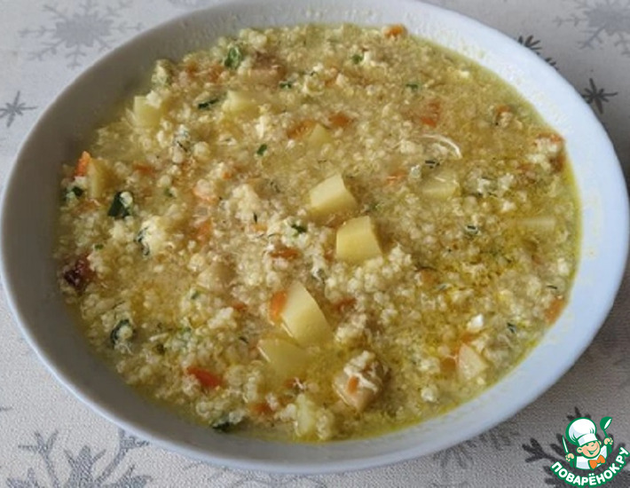 Кулеш на копчёном сале
