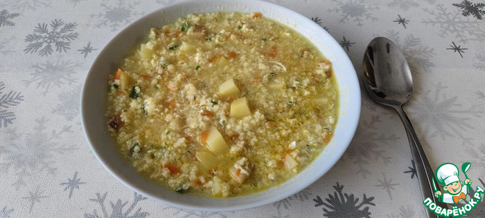 Кулеш на копчёном сале