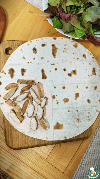 Кулёк из лаваша " Сытный перекус"