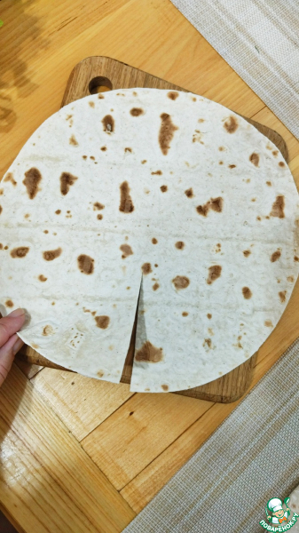 Кулёк из лаваша " Сытный перекус"