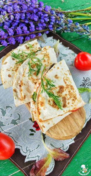 Кулёк из лаваша " Сытный перекус"