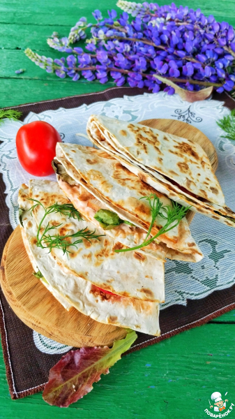 Кулёк из лаваша " Сытный перекус"