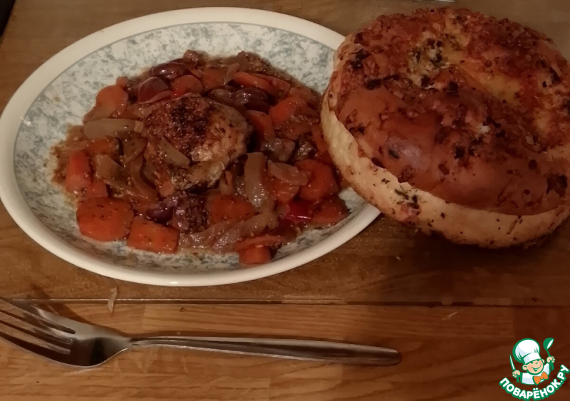 Курица ясса по-сенегальски