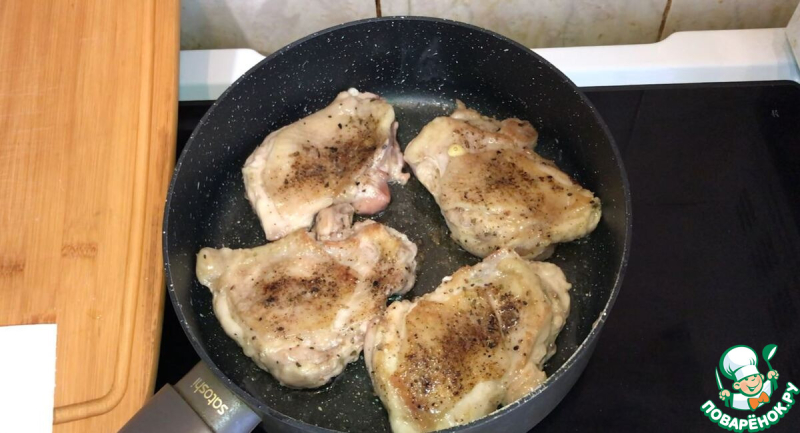 Курица в сливочном соусе по-тоскански