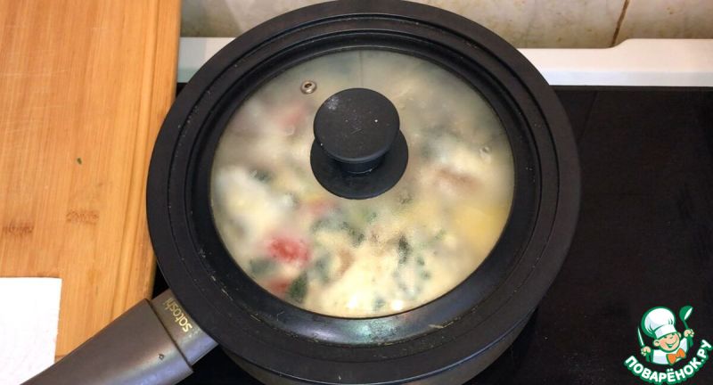 Курица в сливочном соусе по-тоскански