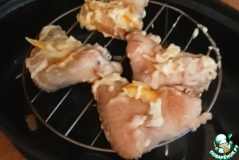 Курица в соусе "Диана" с грибами