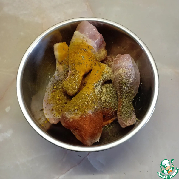 Куриные ножки, запеченные в рукаве