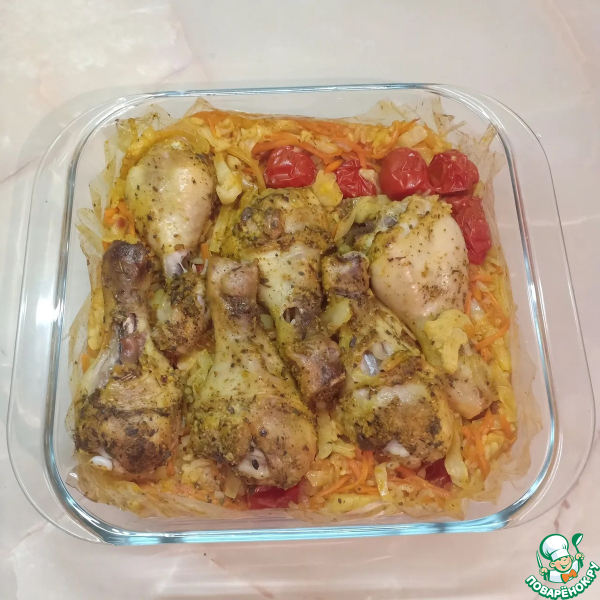 Куриные ножки, запеченные в рукаве