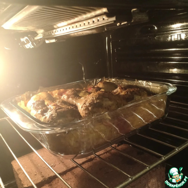 Куриные ножки, запеченные в рукаве