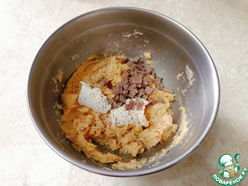 Куриный паштет с языком