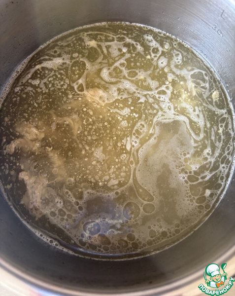 Куриный суп с овощами и лапшой