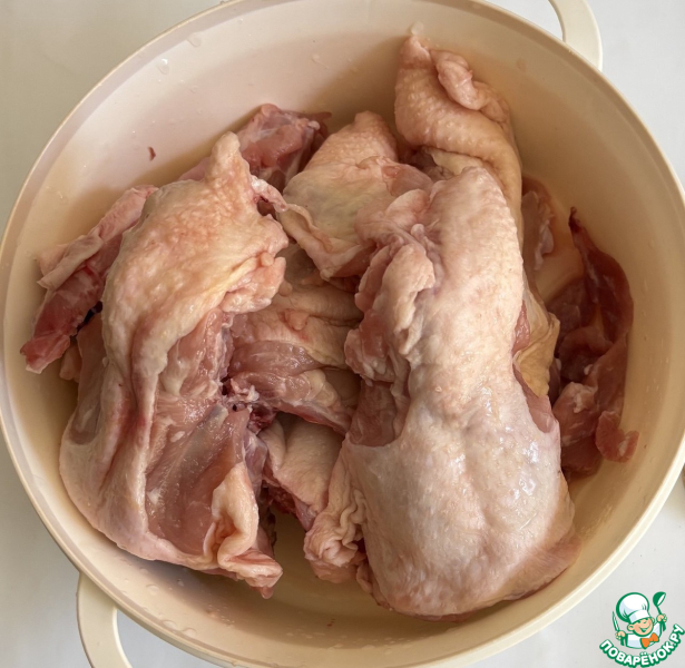 Куриный суп с овощами и лапшой