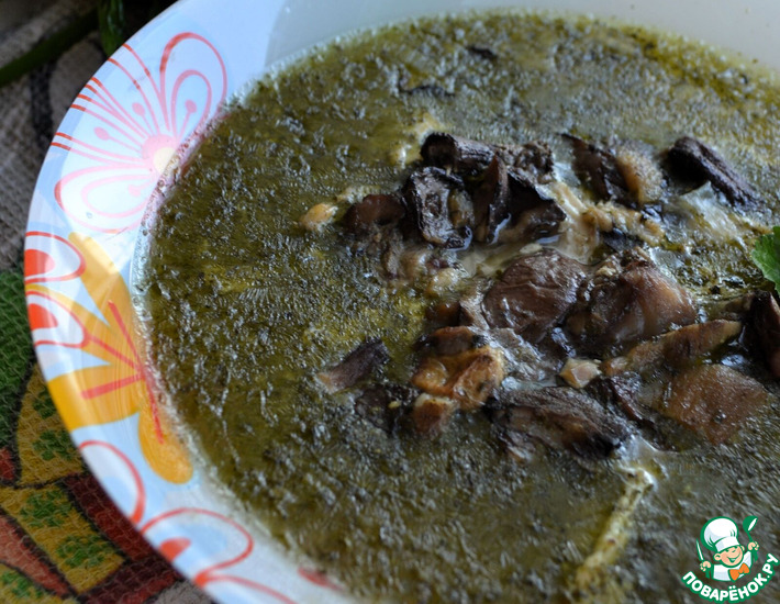 Куриный заколот с лесными грибами