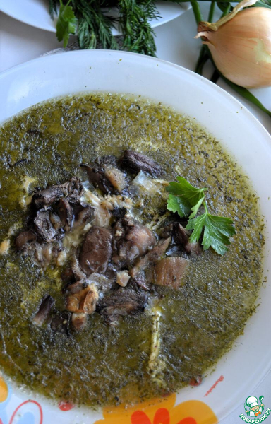 Куриный заколот с лесными грибами