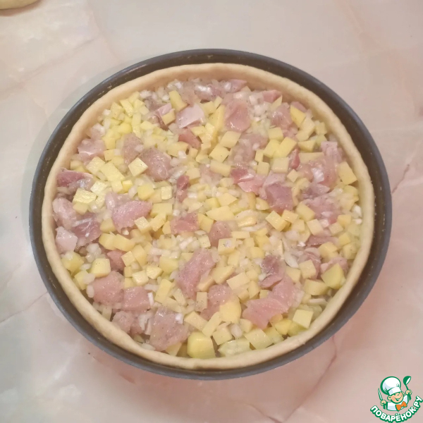 Курник с картошкой