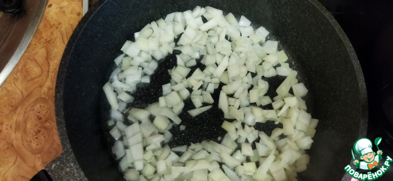 Лапша с курицей и грибами в соусе Терияки