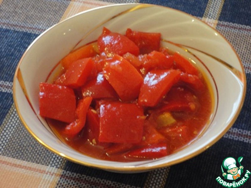 Лечо с медом