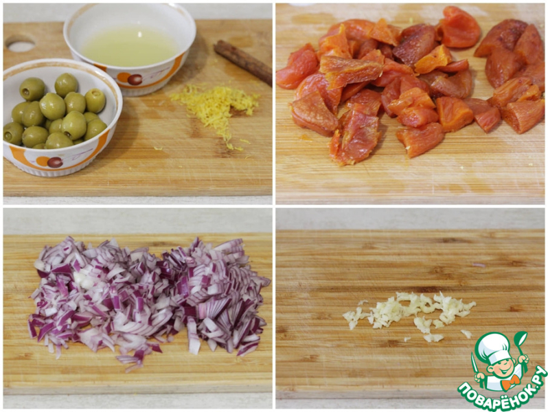 Лимонная курица по-мароккански