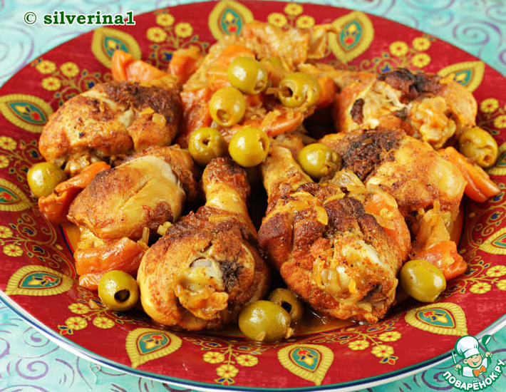 Лимонная курица по-мароккански