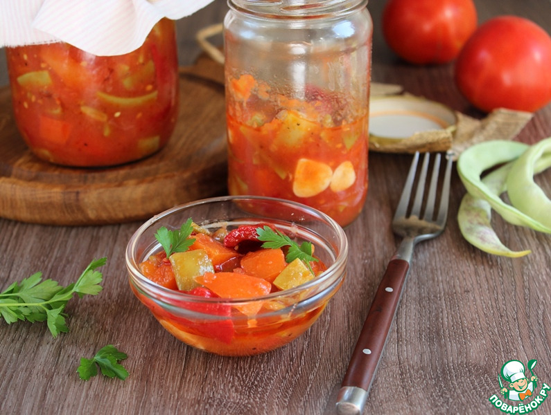 Лобио из стручковой фасоли