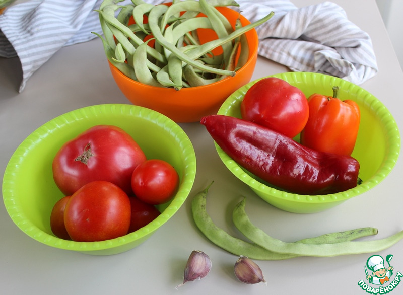 Лобио из стручковой фасоли