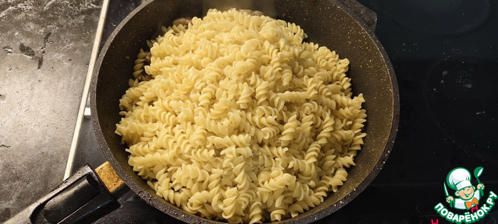 Макароны с мясом