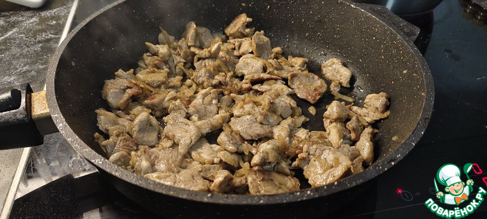 Макароны с мясом