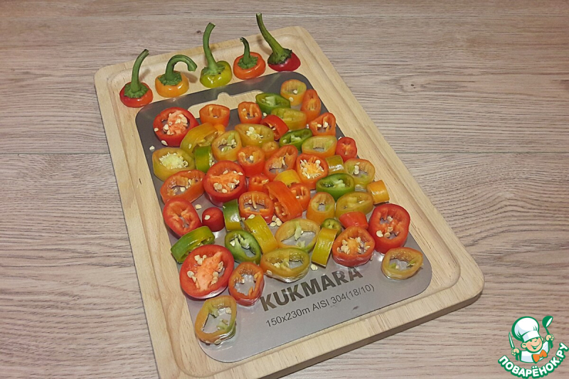 Маринованные чили в медовой заливке