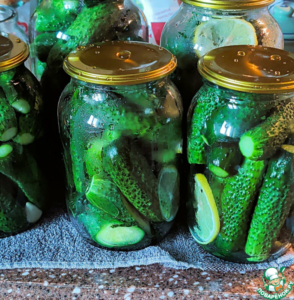 Маринованные огурцы "Лимонные"