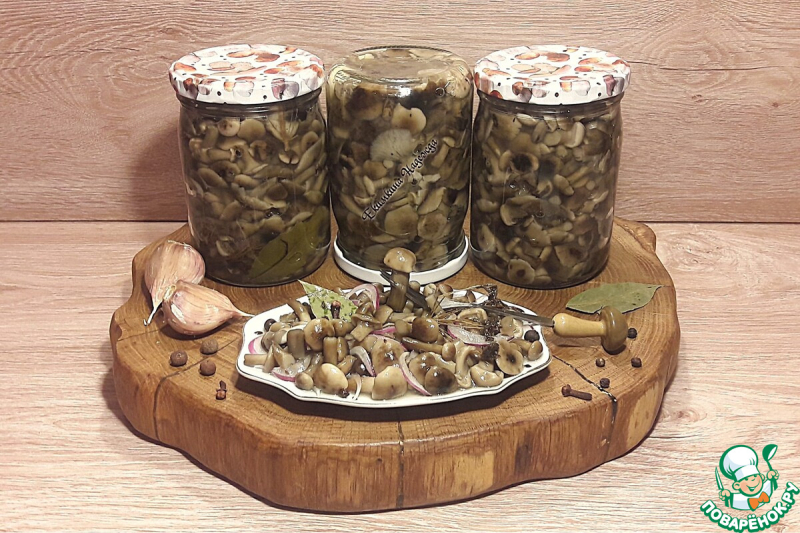 Маринованные опята по фирменному рецепту семьи
