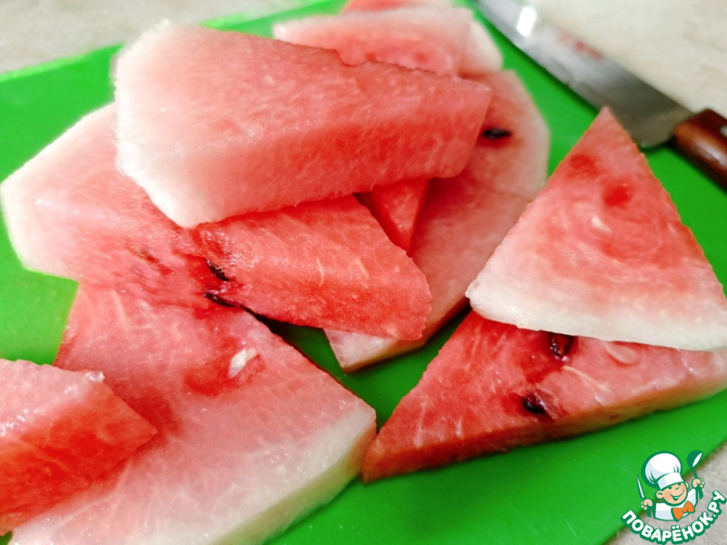Маринованный арбуз на закуску
