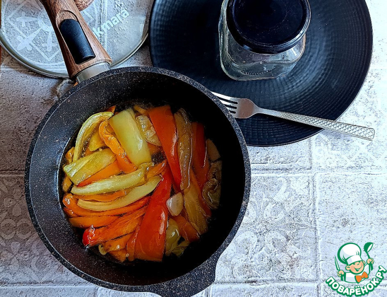 Маринованный болгарский перец по-быстрому