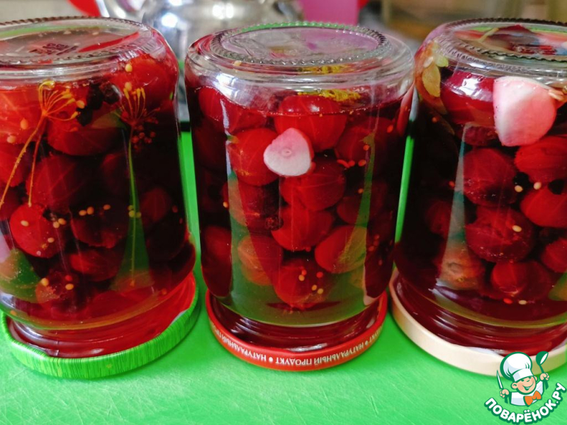 Маринованный крыжовник