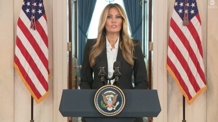 Мелания Трамп заявила, что Путин ответил ей на письмо о детях