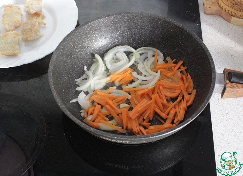 Минтай с овощами