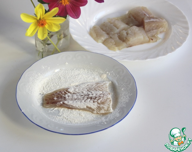 Минтай с овощами