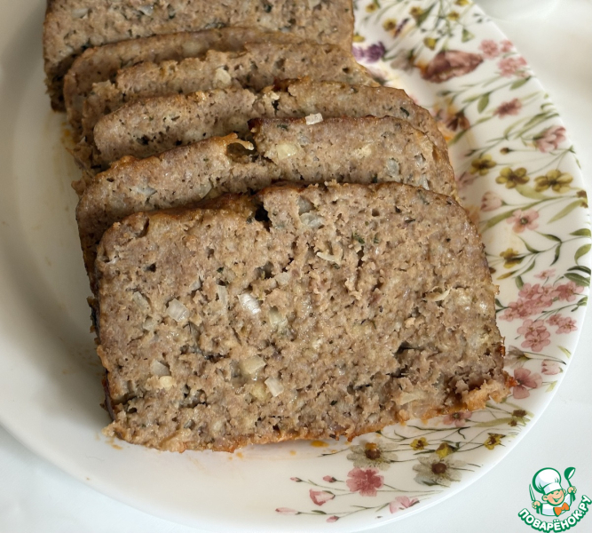 Мясной хлебец из индюшиного фарша
