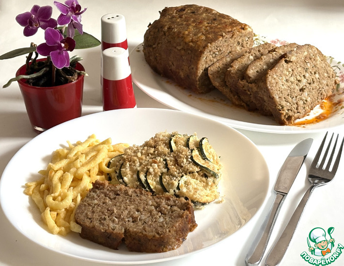 Мясной хлебец из индюшиного фарша