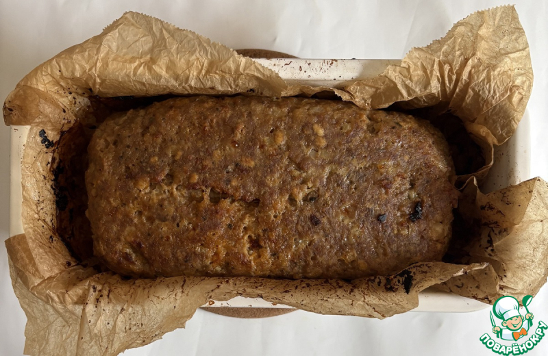 Мясной хлебец из индюшиного фарша