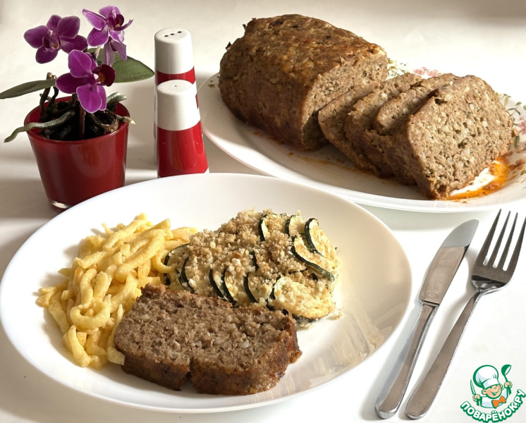 Мясной хлебец из индюшиного фарша