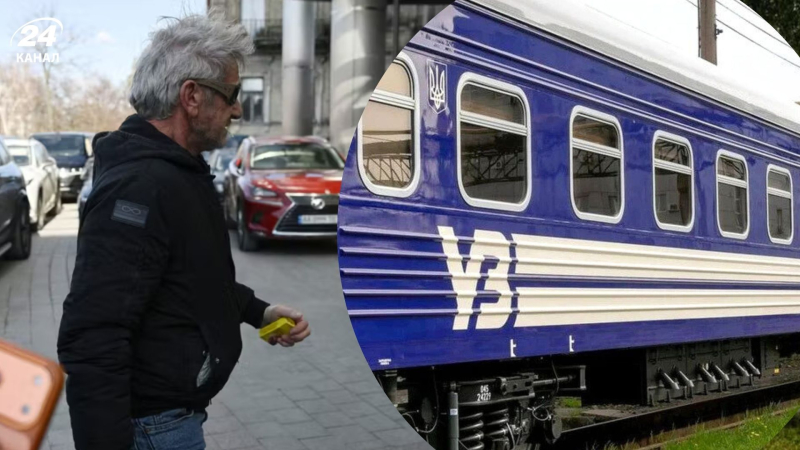 Молчали до последнего: появилось первое видео неанонсированного визита Шона Пенна в Украину