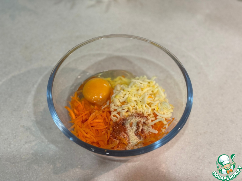 Морковно-сырные лепешки