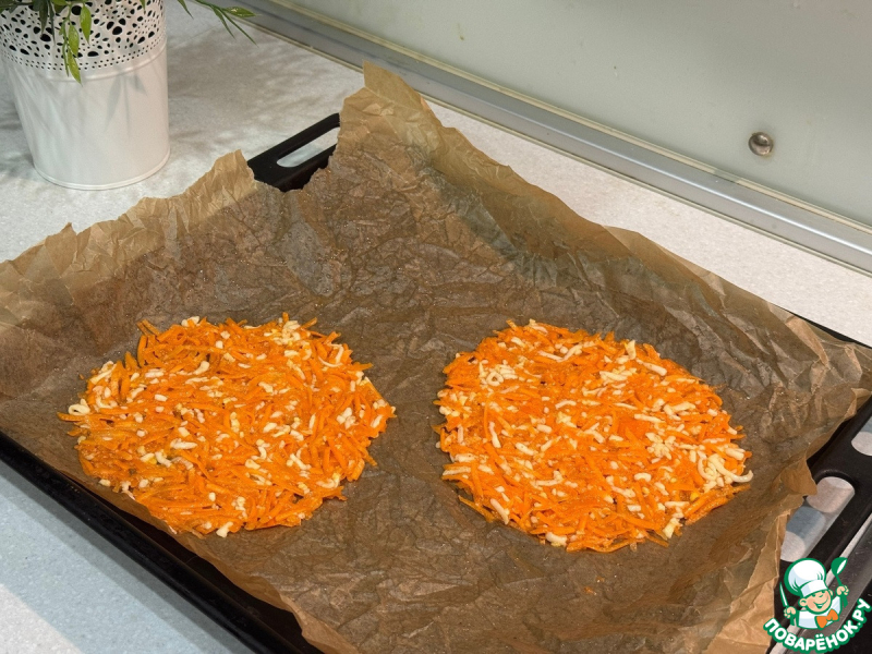 Морковно-сырные лепешки