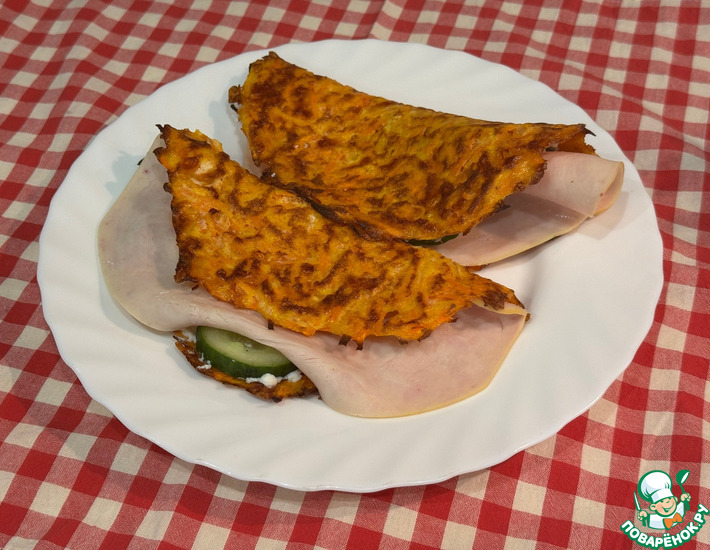 Морковно-сырные лепешки