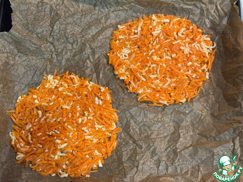 Морковно-сырные лепешки