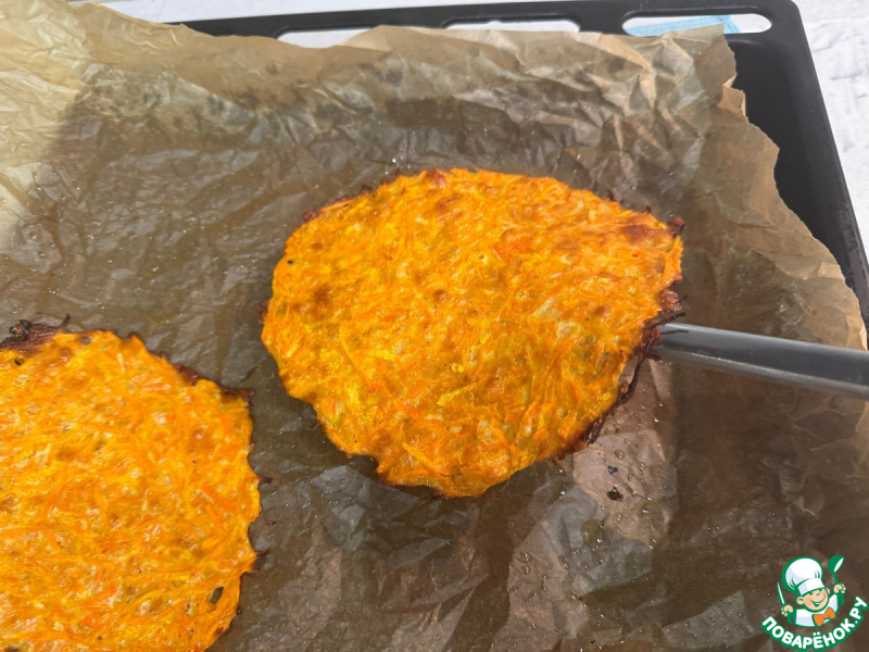 Морковно-сырные лепешки