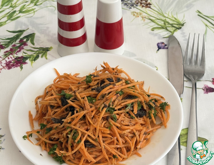 Морковный салат с нори