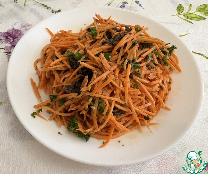 Морковный салат с нори